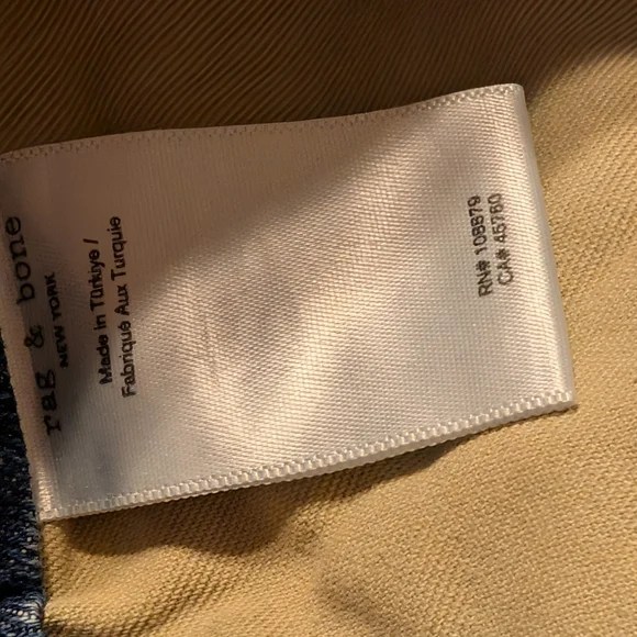 Rag & Bone® NWT Stylish mid-rise blue jeans - Picture 4 of 15